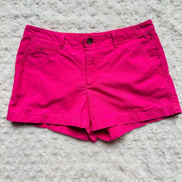 GAP Summer Shorts Palm Springs Pink Cotton Preppy Classic Womens Sz 2R 3" Inseam - Picture 3 of 8